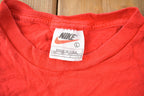 Vintage 1990s Nike Big Logo Graphic T Shirt Made In USA