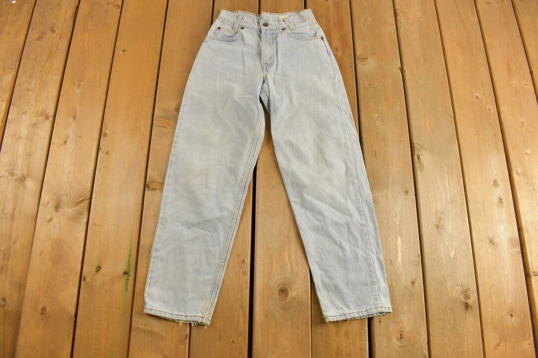 Vintage 1990s Levi's 560 Orange Tab Jeans Size 24 x 26