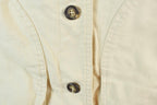 Vintage 1990s Lands End Womens Plaid Lined Workwear Style Light Jacket