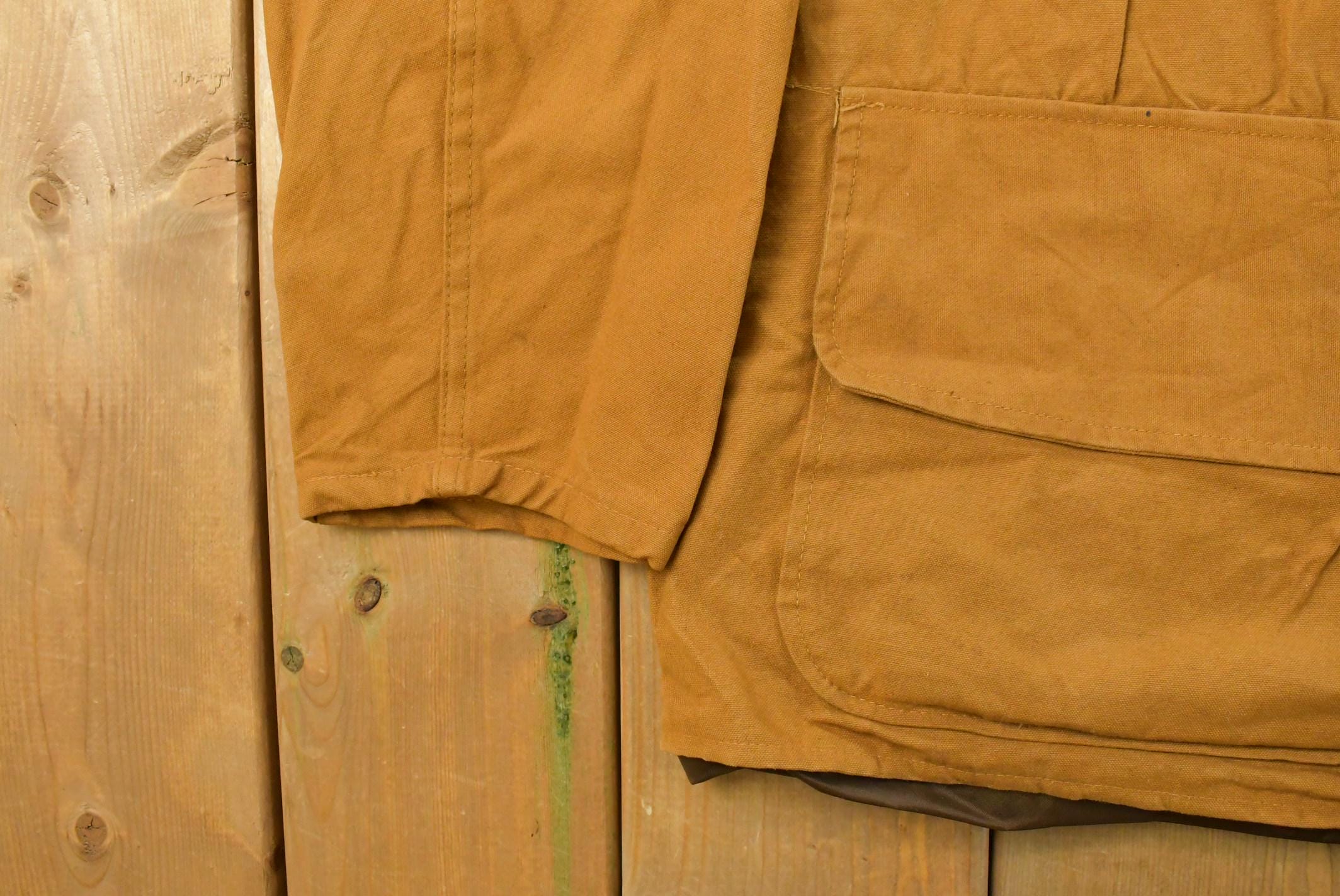 Vintage 1940s Herter's Hudson's Bay Canvas Hunting Jacket Men's XL