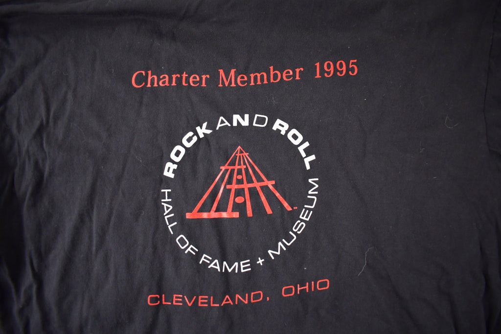 Vintage 1995 Rock and Roll Hall Of Fame Souvenir T Shirt Made In USA Size XL