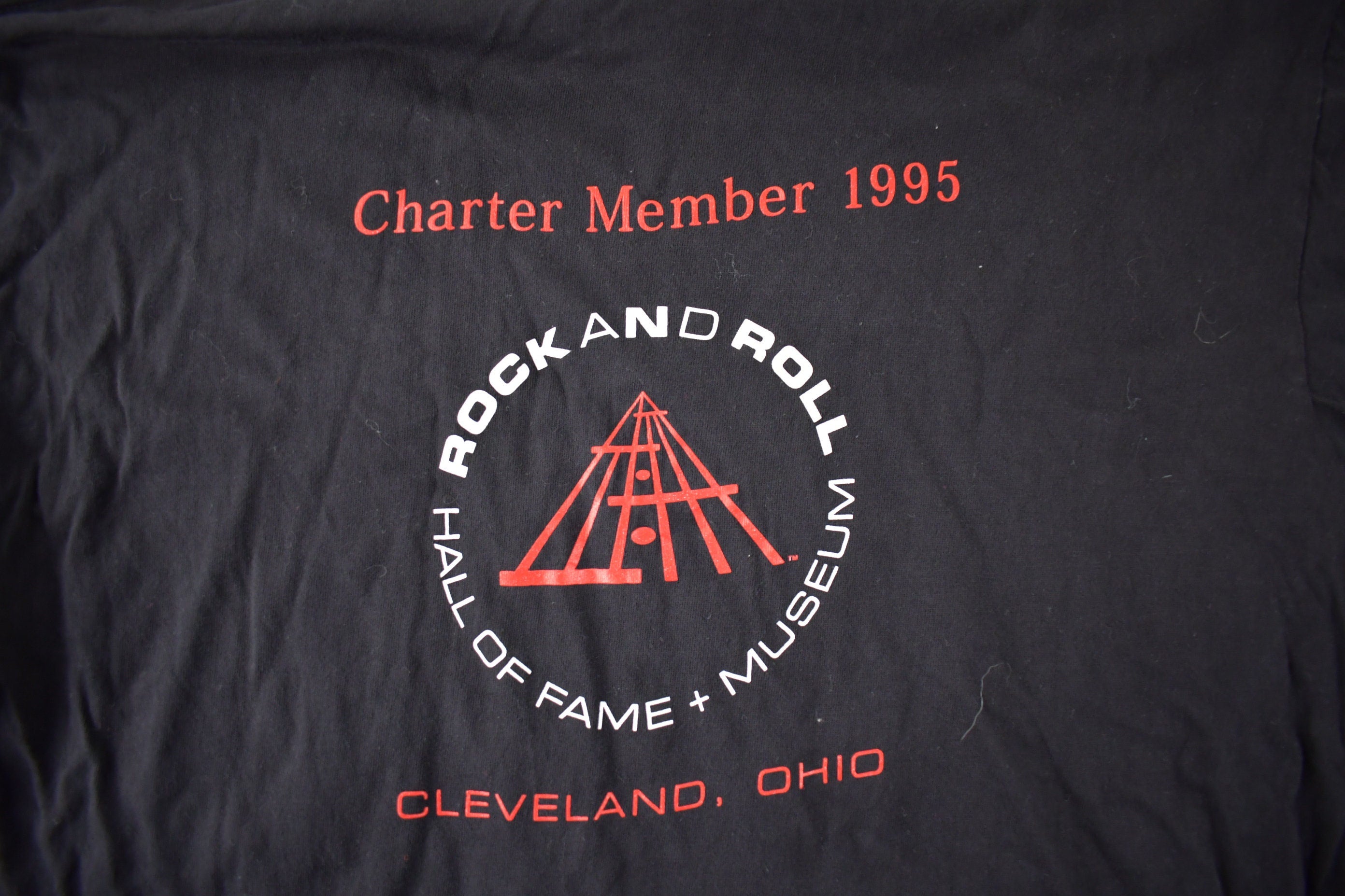 Vintage 1995 Rock and Roll Hall Of Fame Souvenir T Shirt Made In USA Size XL