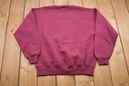 Vintage 1990s Dukes Collegiate Embroidered Crewneck Sweatshirt