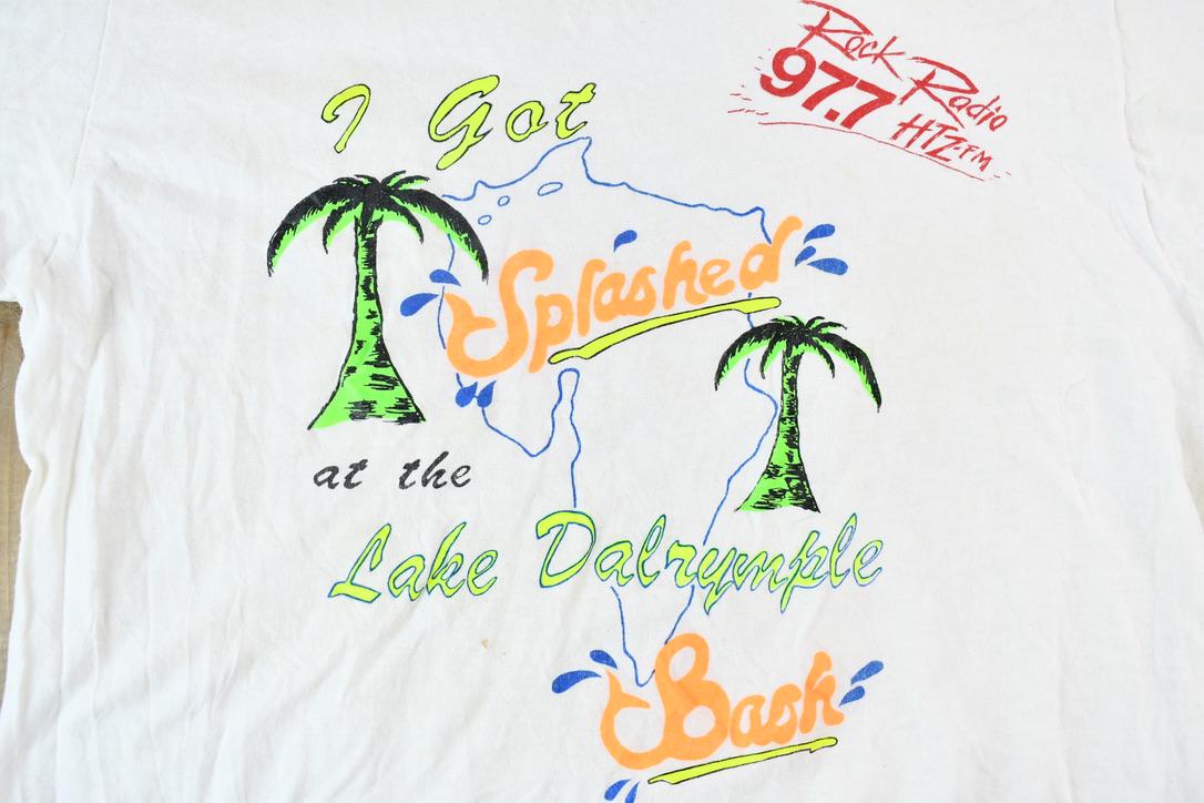 Vintage 1990s Lake Dalrymple Ontario Single Stitch Souvenir T-Shirt