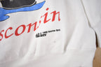 Vintage 1995 Looney Tunes Merry Christmas From Wisconsin Warner Bros Crewneck Sweatshirt Made In USA