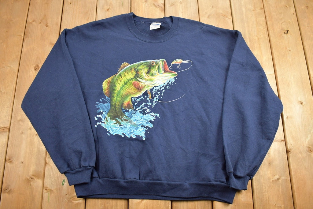 Vintage 1990s Big Fish Crewneck