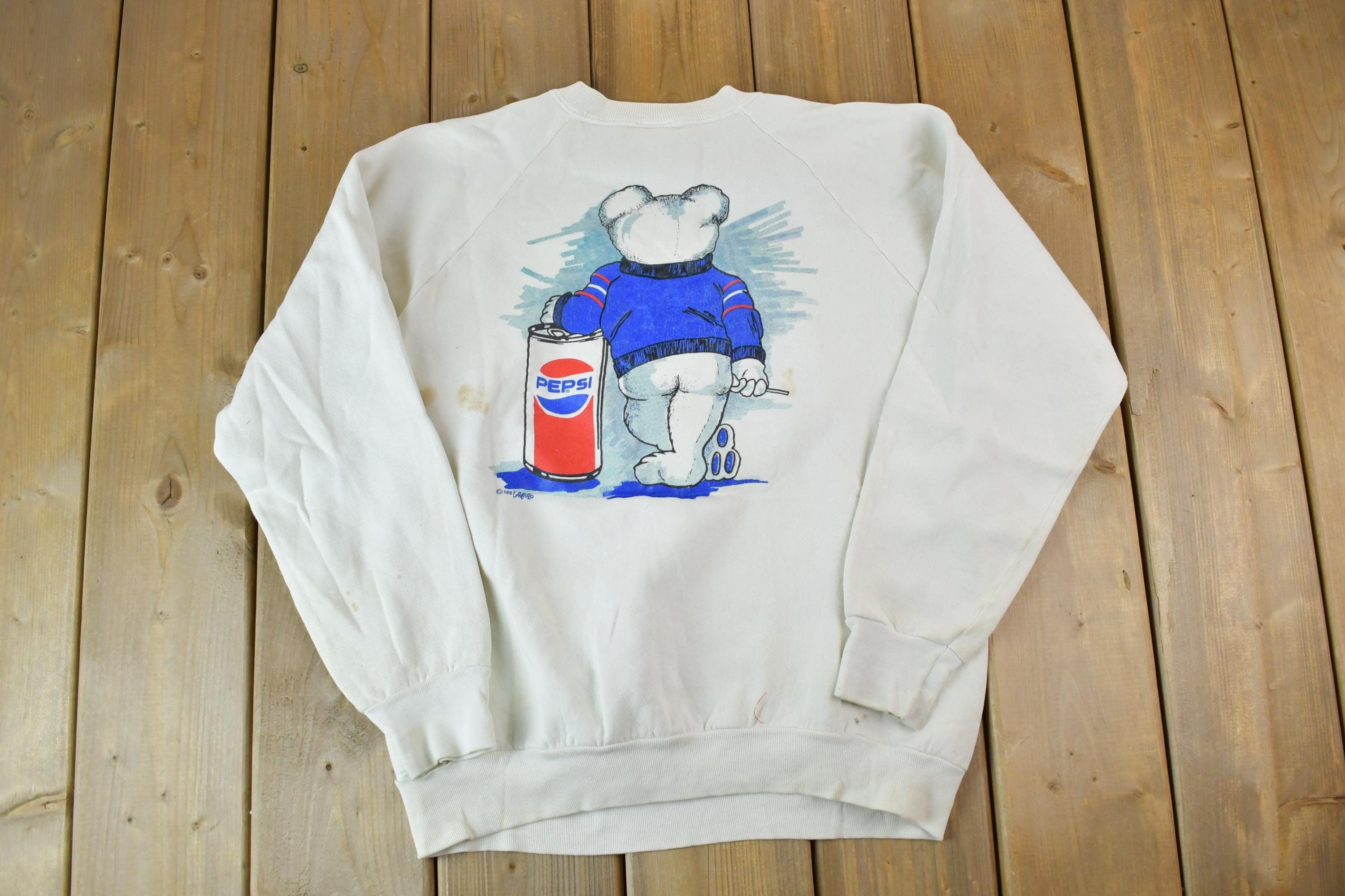 Vintage 1987 Pepsi Bear Crewneck Sweatshirt