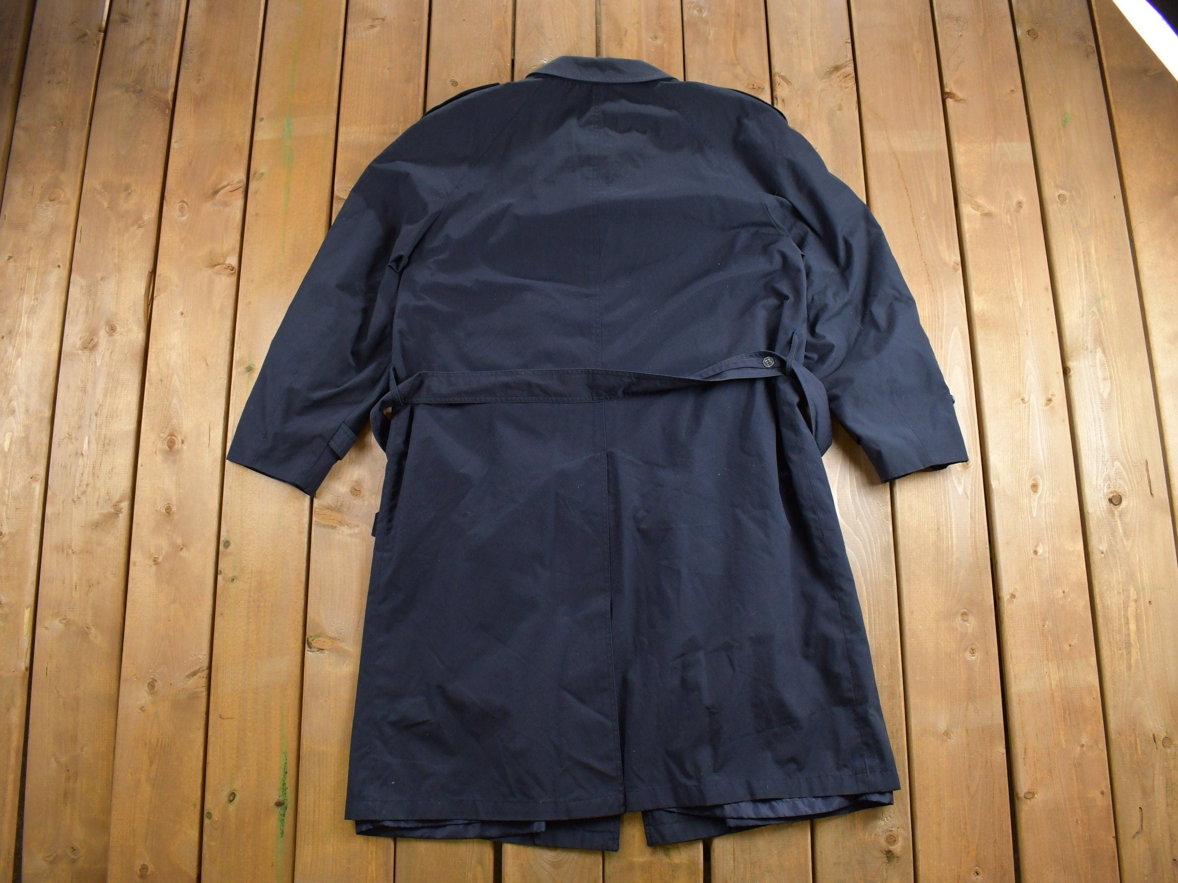 Vintage 1980s Sears Full Length Trench Coat