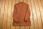 Vintage 1970s Brown Button Up Shirt