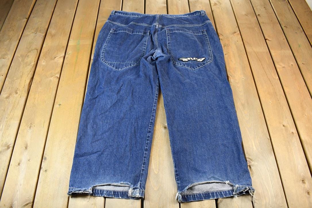 Vintage 2000s JNCO Jeans The Low Down Embroidered Jeans 44 x 30