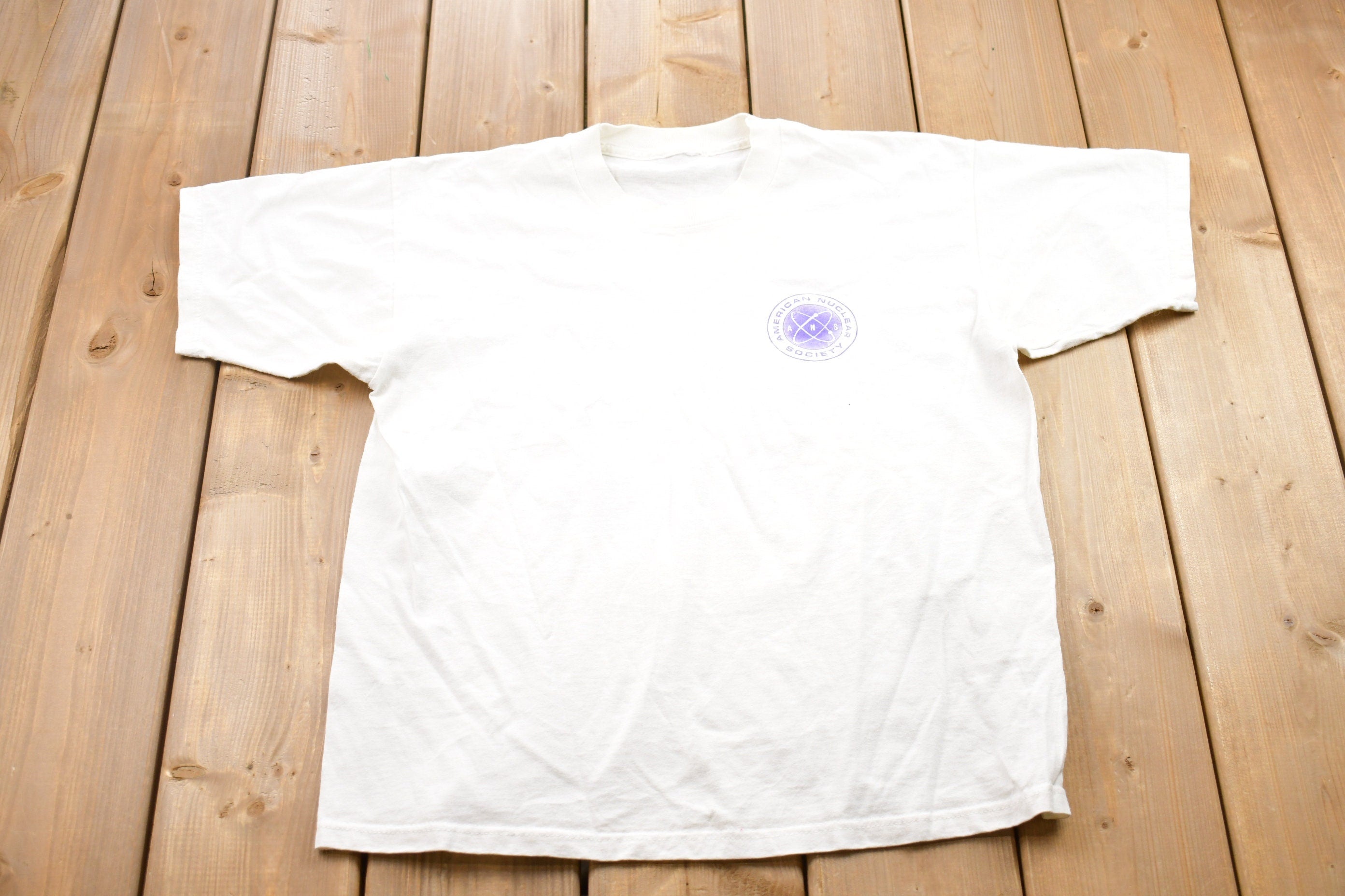 Vintage 1990s American Nuclear Society Graphic T-Shirt
