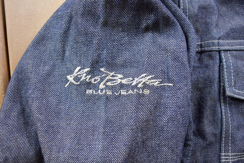 Vintage 1980's kno' Betta Blue Jeans Denim Jacket