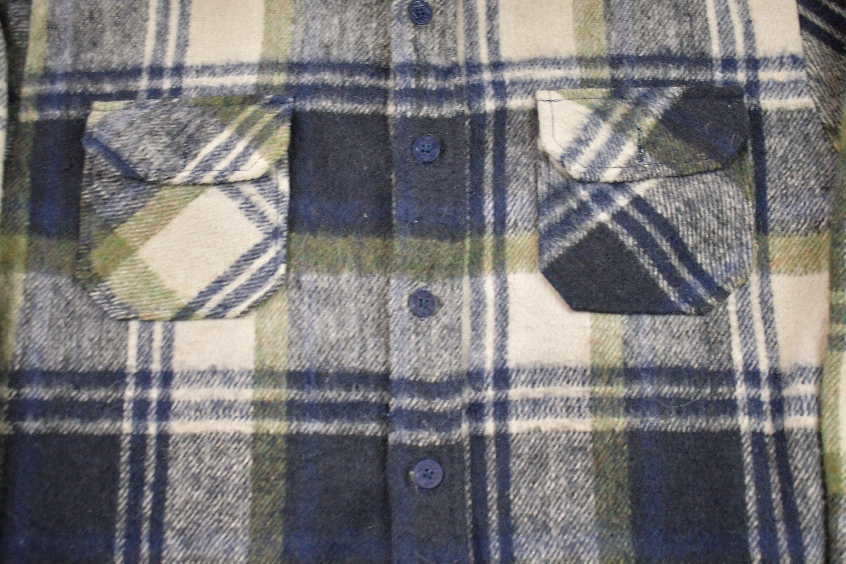 Vintage 1980s Brewster Plaid Button Up Board Shirt