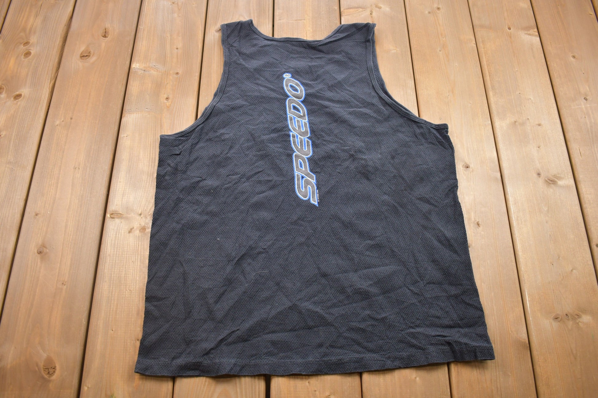 Vintage 1998 Speedo Tank Top Graphic T Shirt
