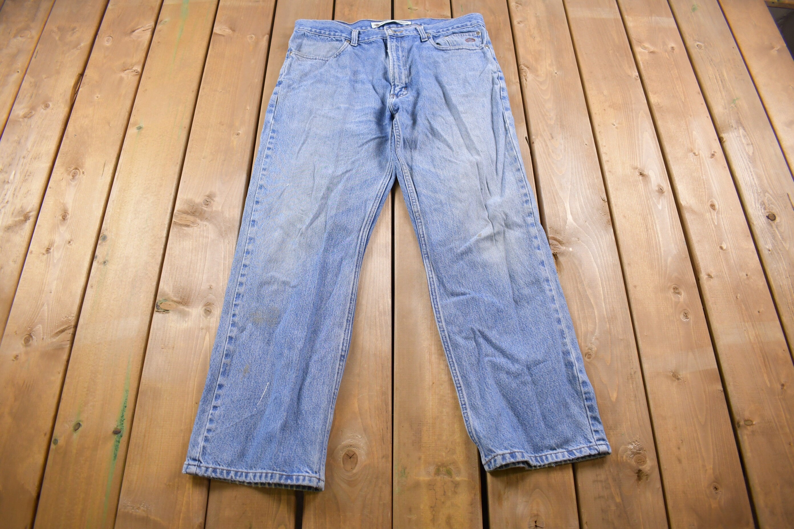 Vintage 1990's Harley Davidson Blue Jeans 36 x 29