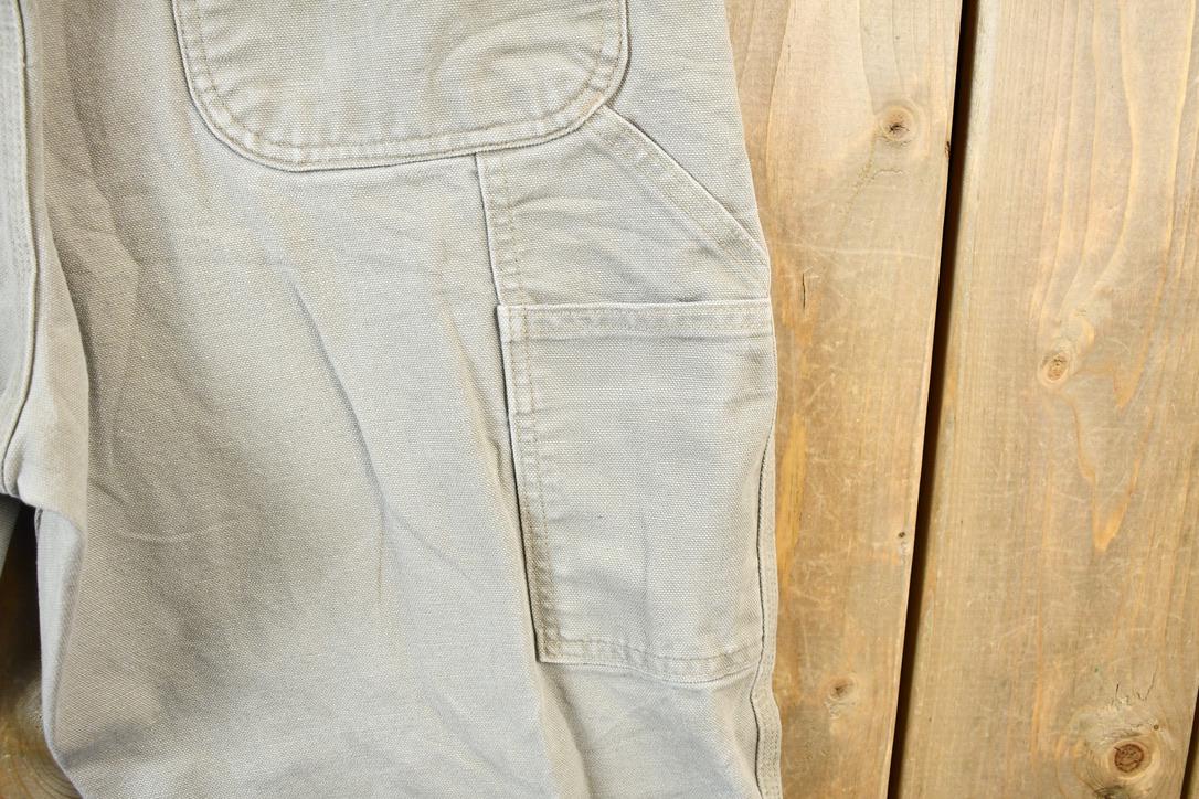 Vintage 2000s Grey Carhartt Work Pants Size 32 x 29
