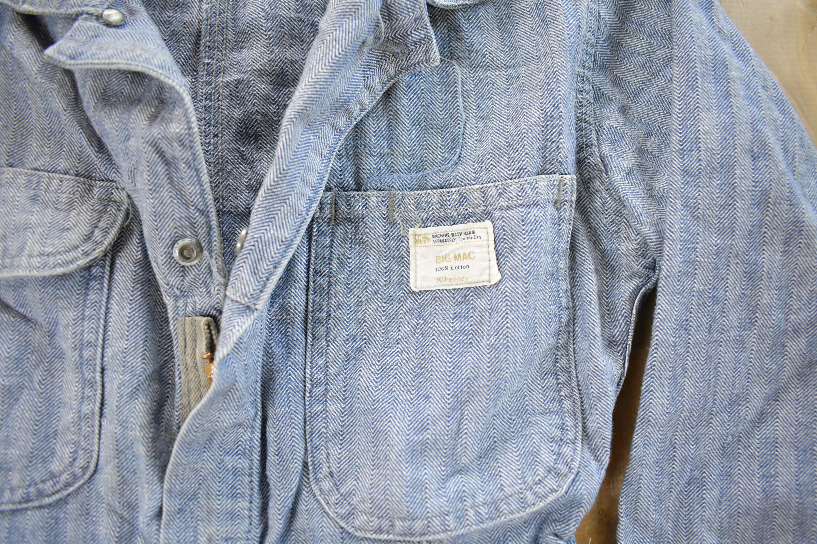 Vintage 1990's BIG MAC Denim Coveralls Youth 12
