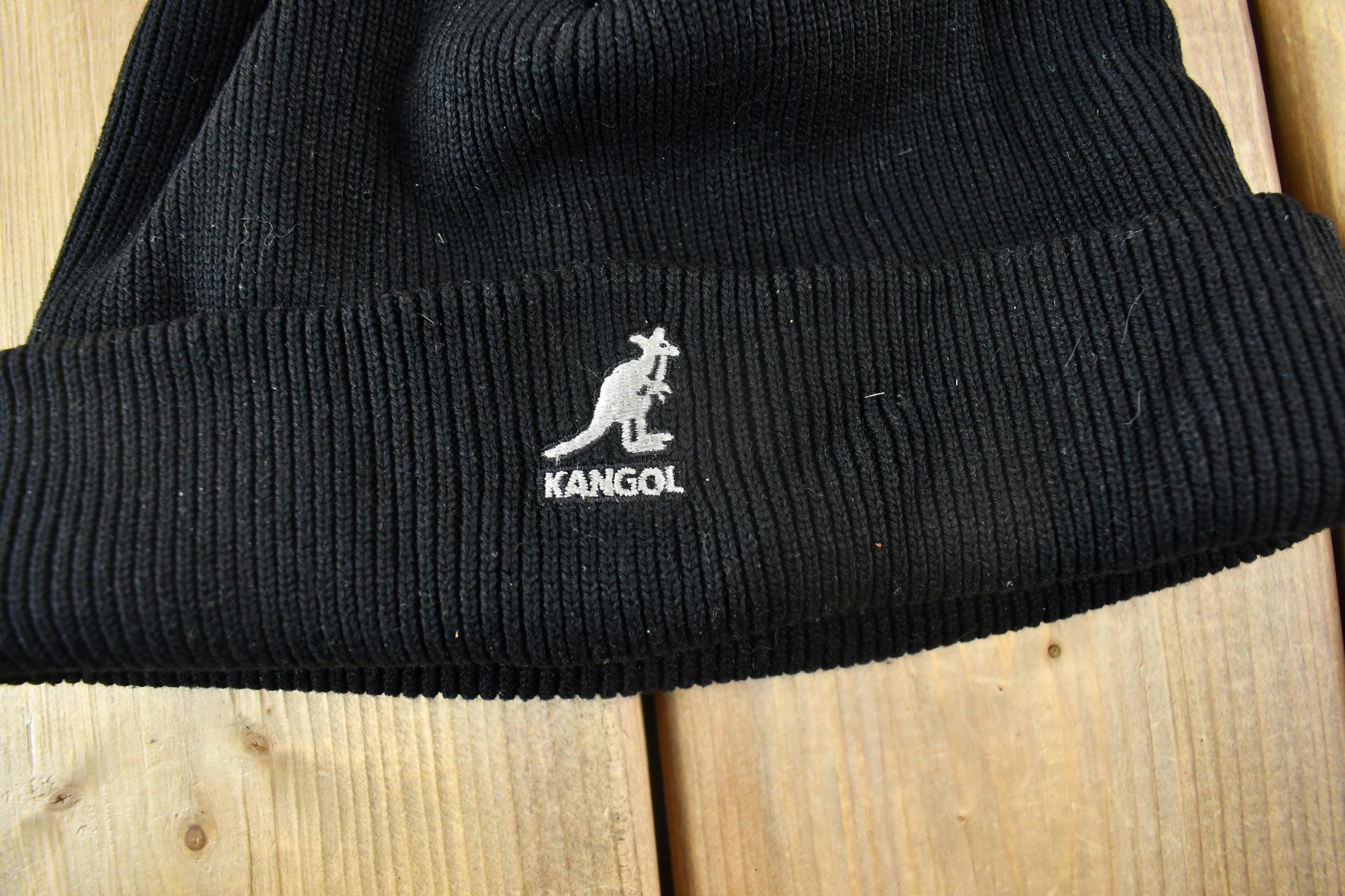 Vintage 1990s Kangol Acrylic Cuff Pull On Beanie Hat One Size