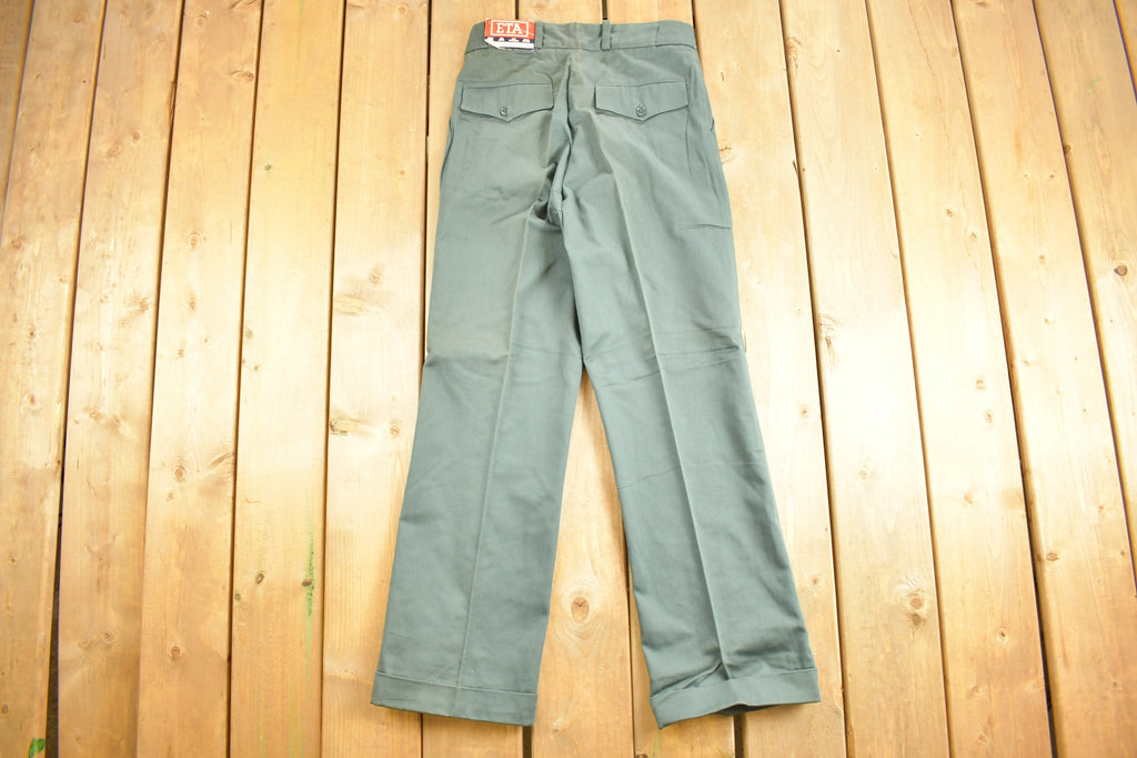 Vintage 1990s Grey ETA Trousers Size 30 x 30