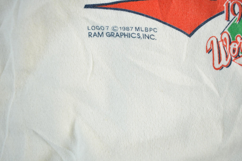 Vintage 1987 Minnesota Twins MLB Crewneck Sweatshirt Men's Medium