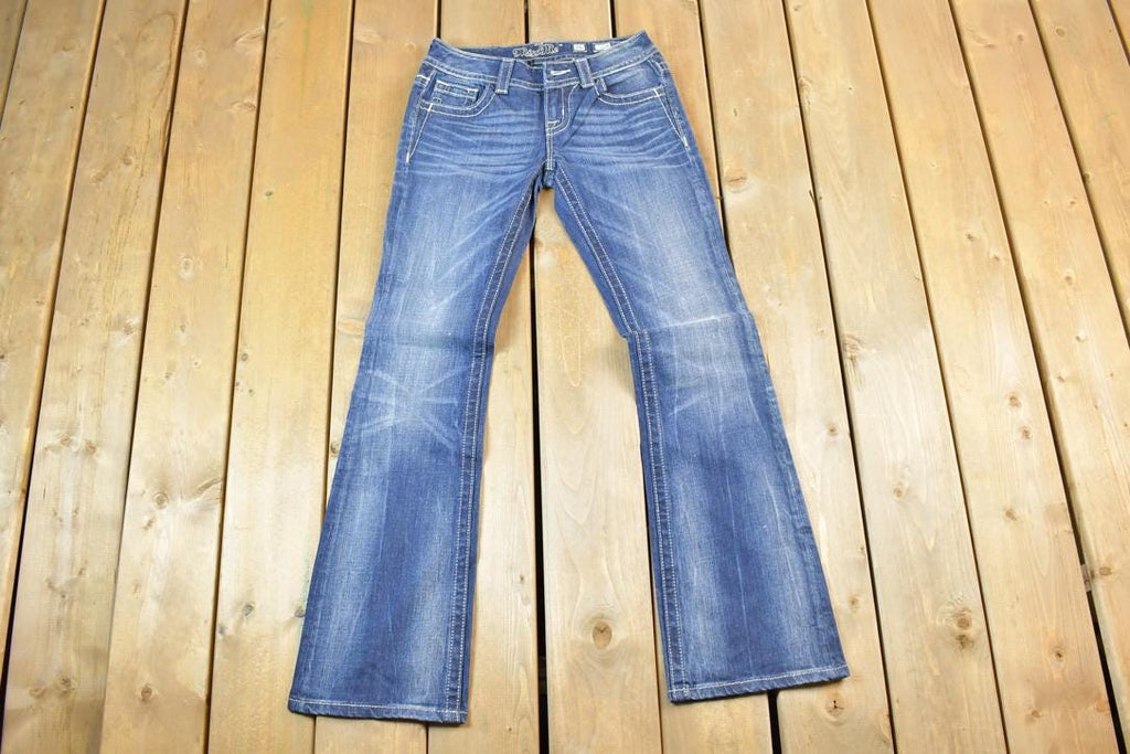 Vintage Y2K Miss Me Bedazzled Low Rise Jeans Size 26x31