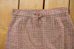 Vintage 1970s Prestige Of Boston Plaid Skirt Size 24