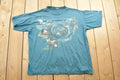 Vintage 1990s Algonquin Fox And Bear Theme Graphic T-Shirt