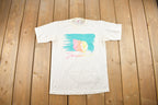 Vintage 1990s Summer Time Sea Shell Souvenir T Shirt