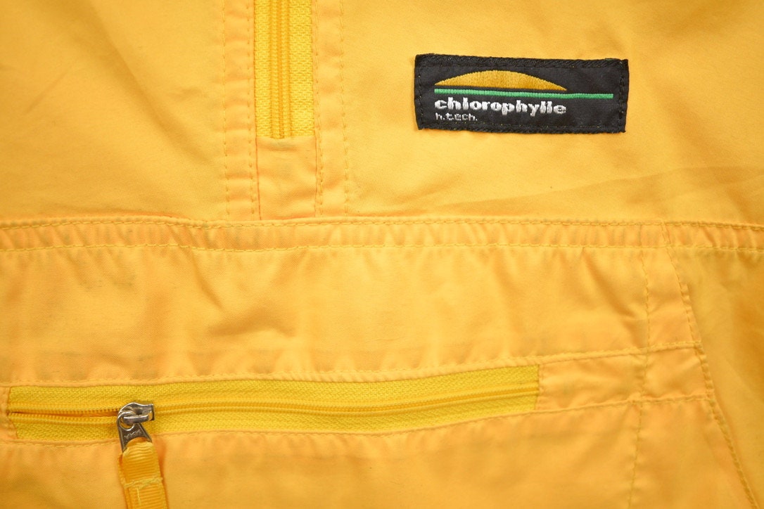 Vintage 1990s Yellow Windbreaker