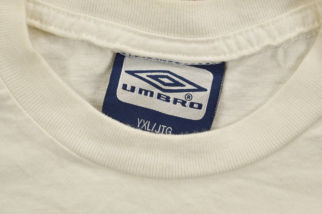 Vintage 1990s Youth Epcor Soccer School Umbro Graphic T-Shirt