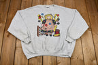Vintage 1990s Seamstress Doll Graphic Crewneck Sweatshirt