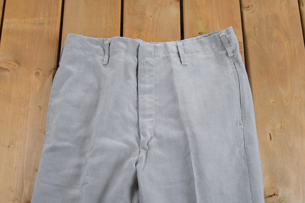 Vintage 1970s Pleated Flared Trousers Size 31 x 29