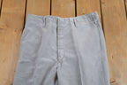 Vintage 1970s Pleated Flared Trousers Size 31 x 29