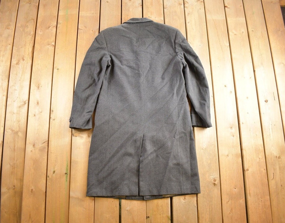 Vintage 1980s Sam Golden Wool Full Length Over Coat