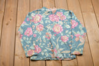 Vintage 1980s Floral Long-sleeve Sweatshirt