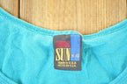 Vintage 1990s Dad To The Bone Souvenir Cartoon Comedy Tank To Men's L