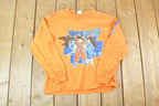 Vintage 1990s Youth Dragon Ball Z Souvenir Single Stitch Graphic Print Long Sleeve T-Shirt