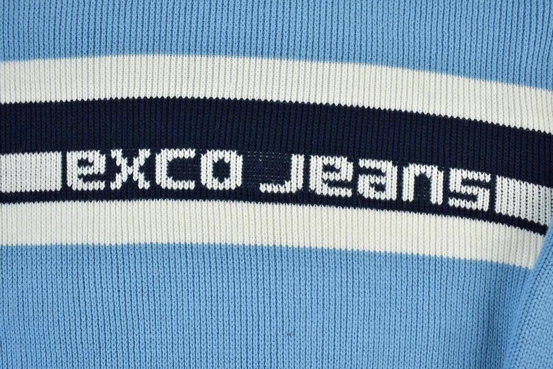 Vintage 1990s Exco Jeans Knit Turtleneck Sweater