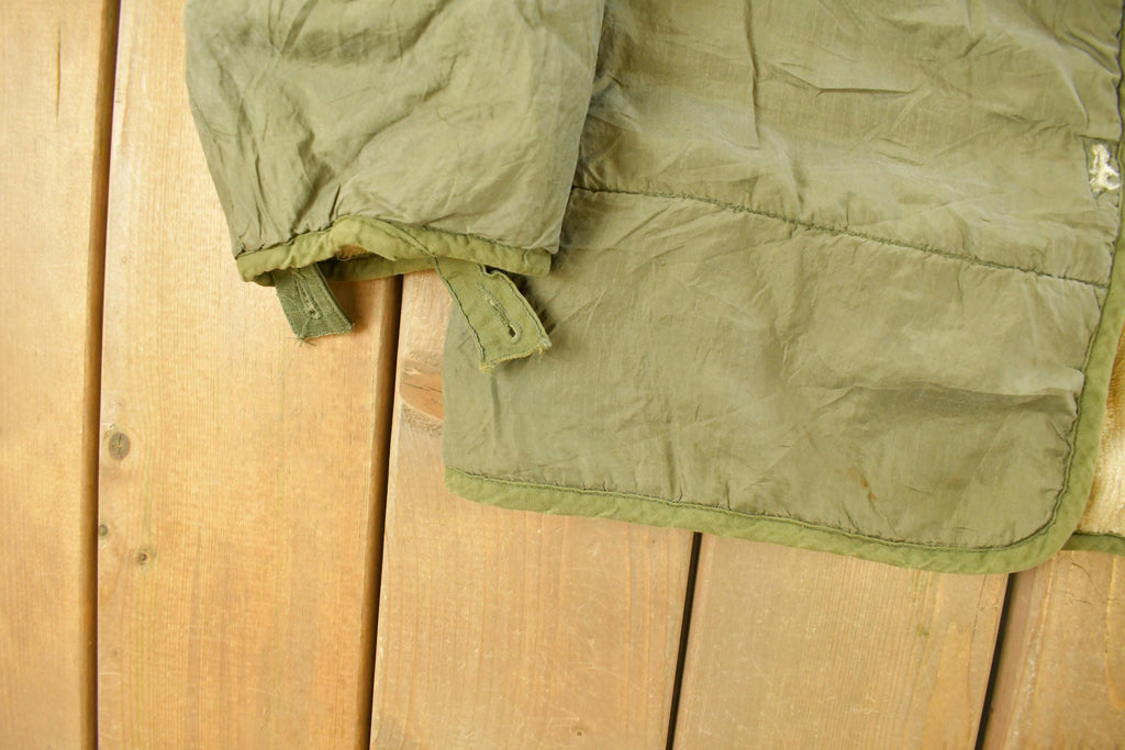 Vintage 1980s Lined Military Liner Jacket Men's XL