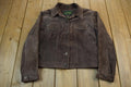 Vintage 1990s Danier Suede Trucker Jacket
