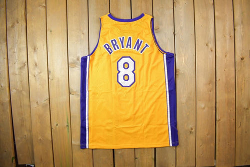 Vintage 2001 Deadstock Kobe Bryant Los Angeles Lakers #8 Nike Team Jersey Size XXL