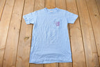 Vintage 1985 Vermont Bicycle Touring Single Stitch Graphic T Shirt Made In USA