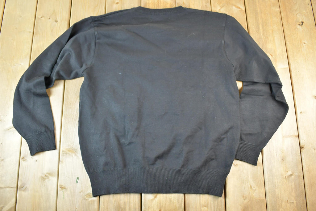 Vintage 1990s Sergio Louis Italy Knit Abstract Pattern Crewneck Sweater Mens XL