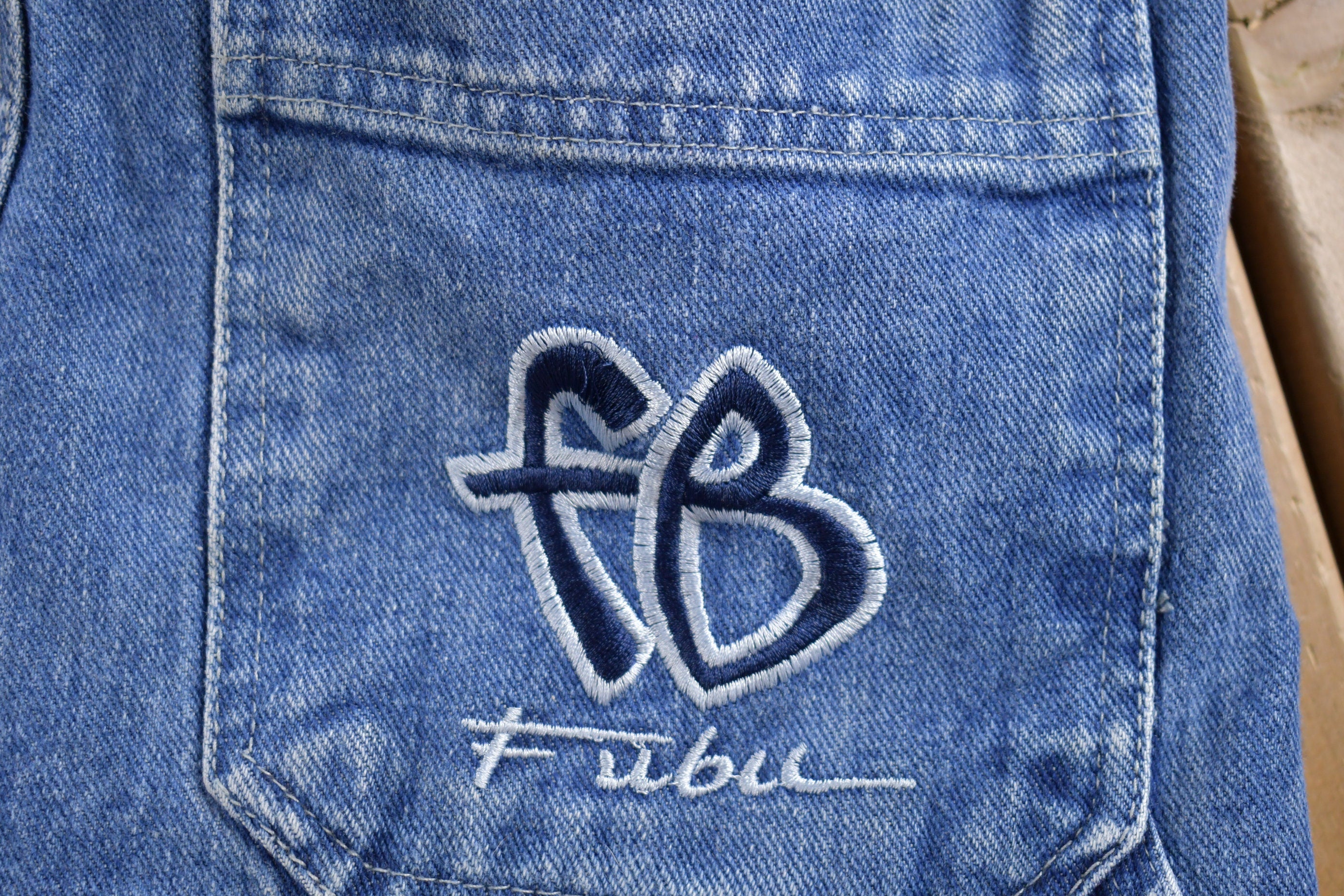 Vintage 1990s Fubu Denim Jeans Size 28 x 27.5