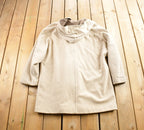 Vintage 1970s Novelti Eaton 100% Wool Toggle Button Up Jacket Made In Canada