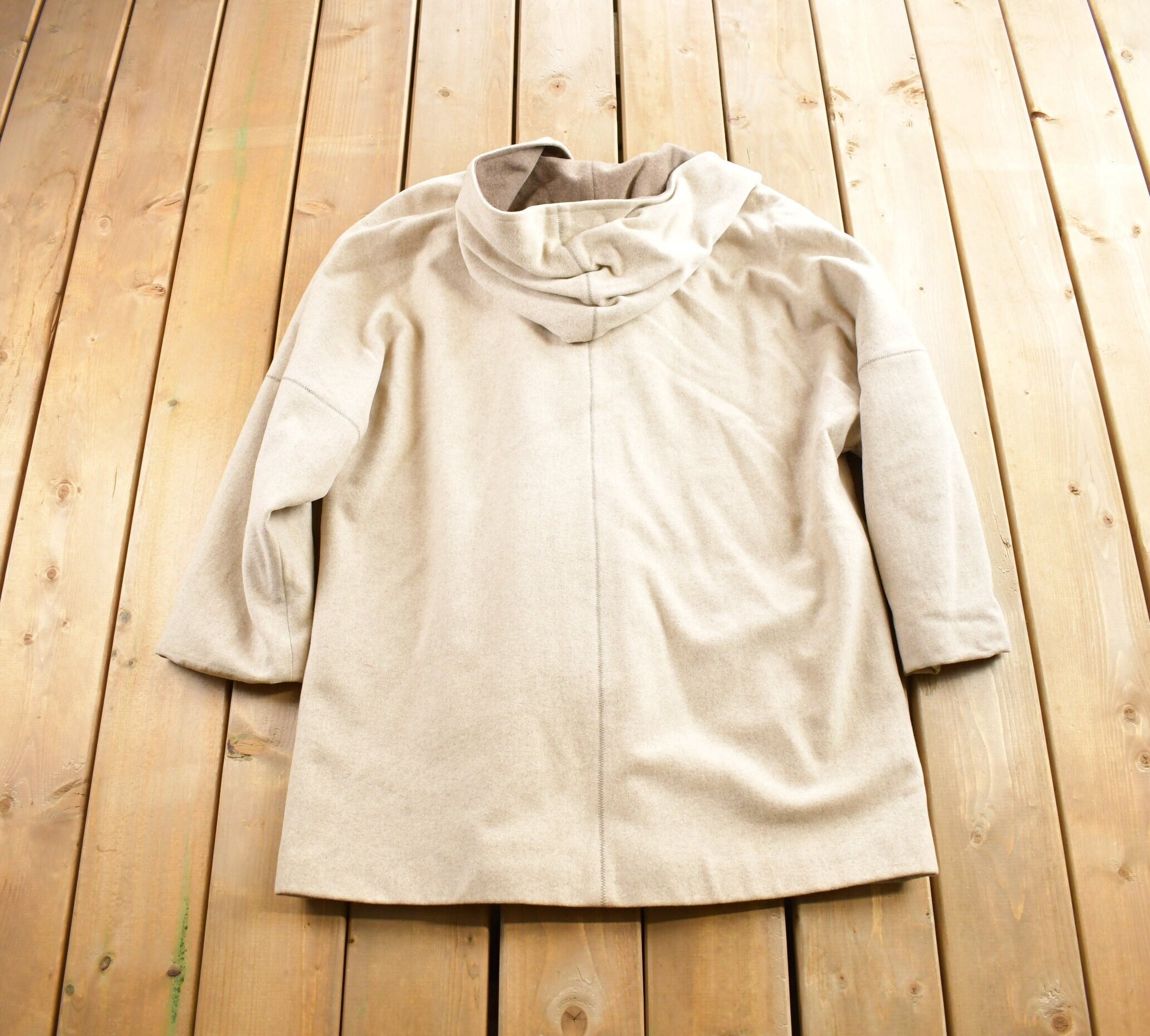 Vintage 1970s Novelti Eaton 100% Wool Toggle Button Up Jacket Made In Canada