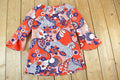 Vintage 1960s Hippie Button Up Floral Shirt