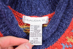 Vintage 1980s Aztec Knitted Sweater