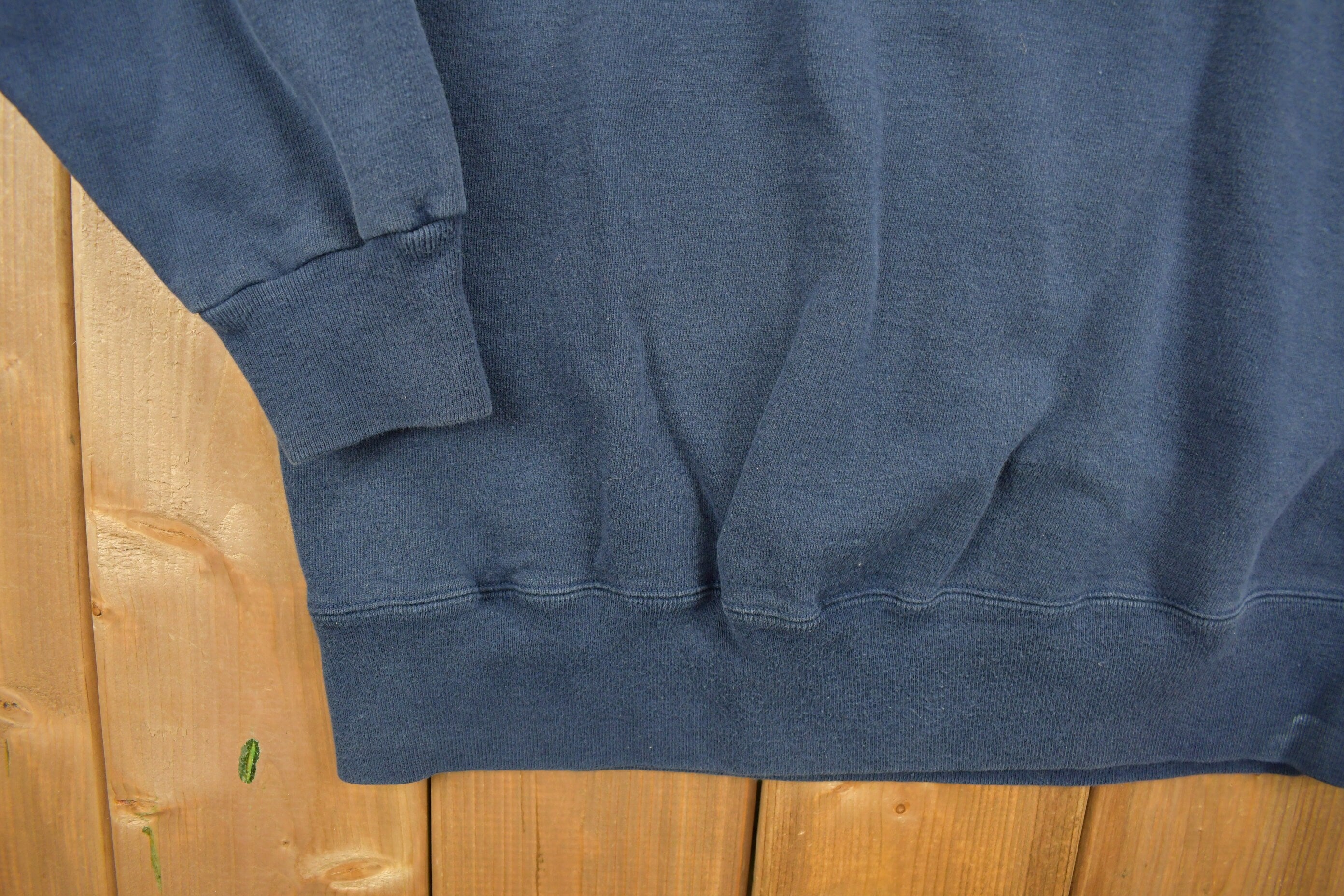Vintage Champion Navy Embroidered Crewneck