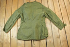Vintage 1960s Military Button Up Army Jacket